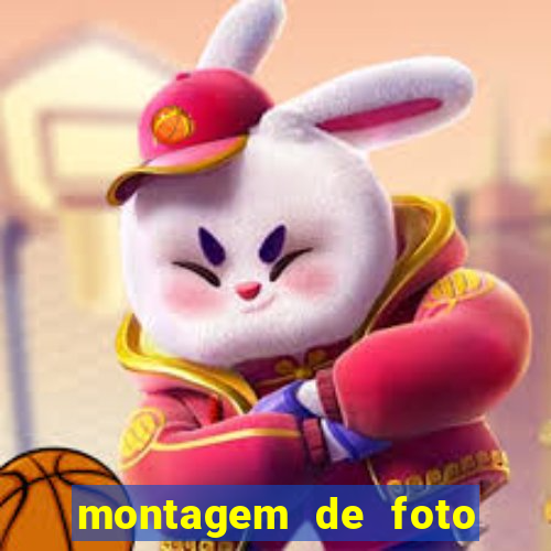 montagem de foto com simbolo do flamengo